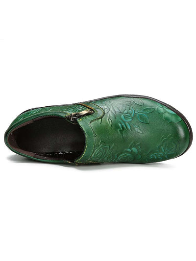 Zayla Handmade Leather Comfy Flat Shoes