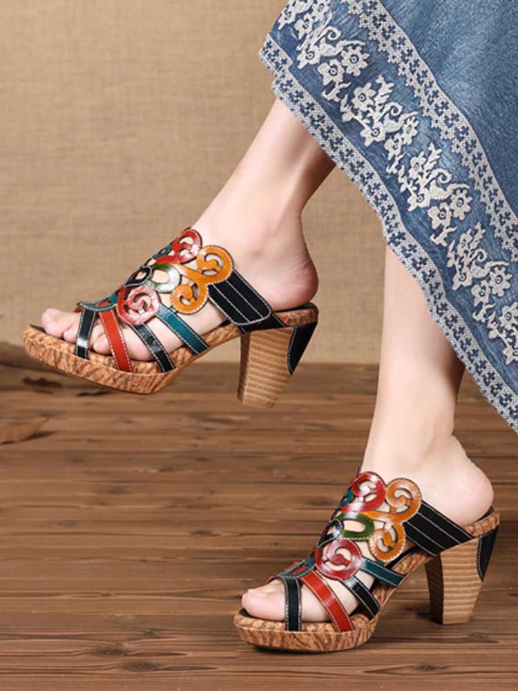 Goldie Handmade Retro Sandals