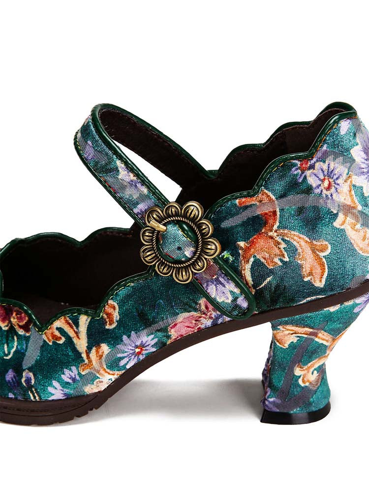 Giavanna Handmade Artistic Embroidered Shoes