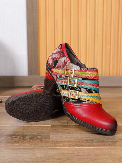 Paisleigh Genuine Leather Handmade Shoes