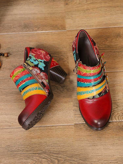Paisleigh Genuine Leather Handmade Shoes
