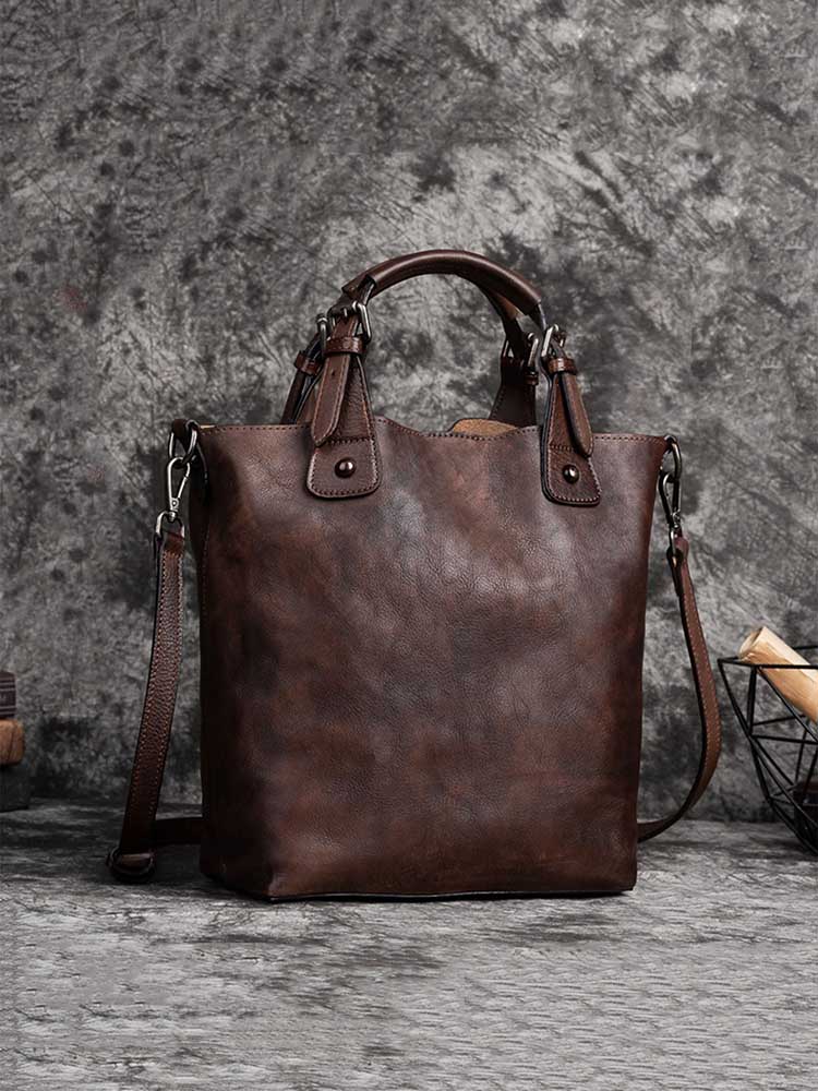 Retro Handmade Soft Durable Leather Bag