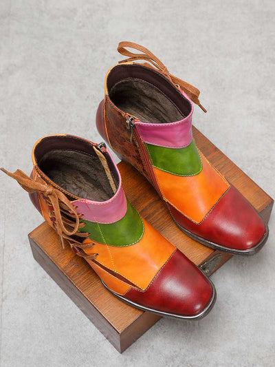 Elia Handmade Leather Ankle Boots