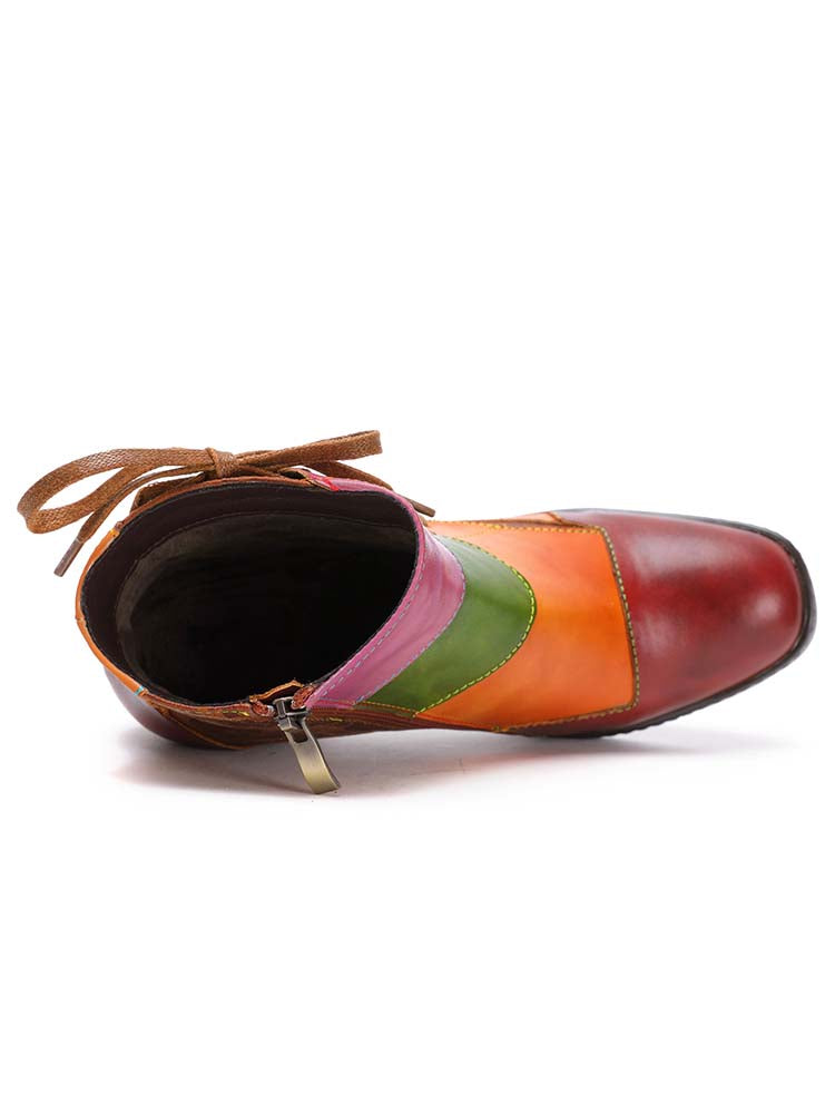 Elia Handmade Leather Ankle Boots