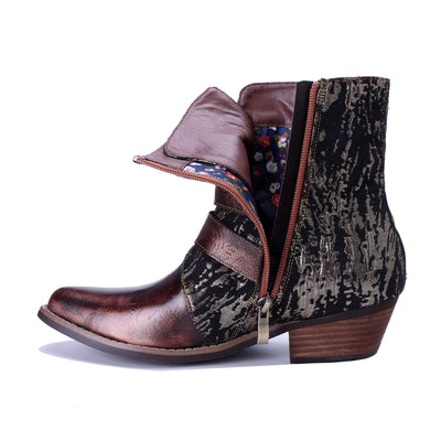 Colorstepshoes Straps Rebel Ankle Boots