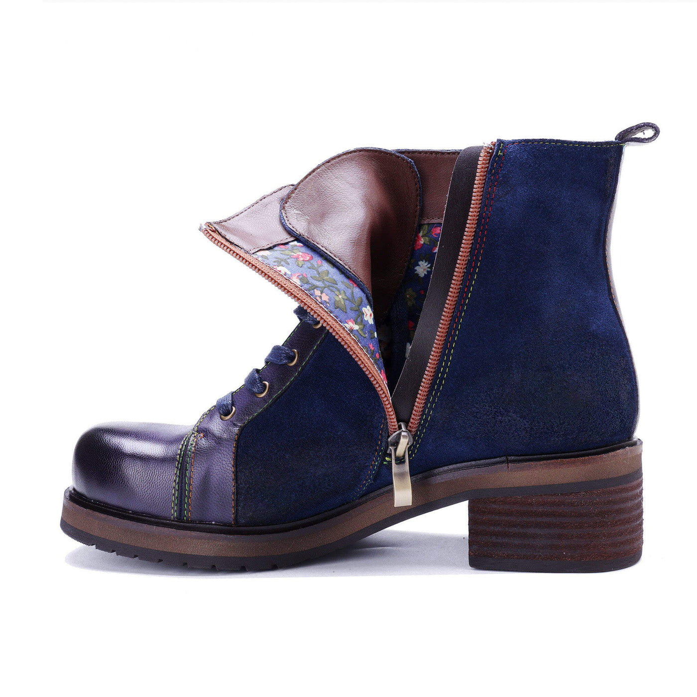 Colorstepshoes Midnight Charm Lace-Up Ankle Boots