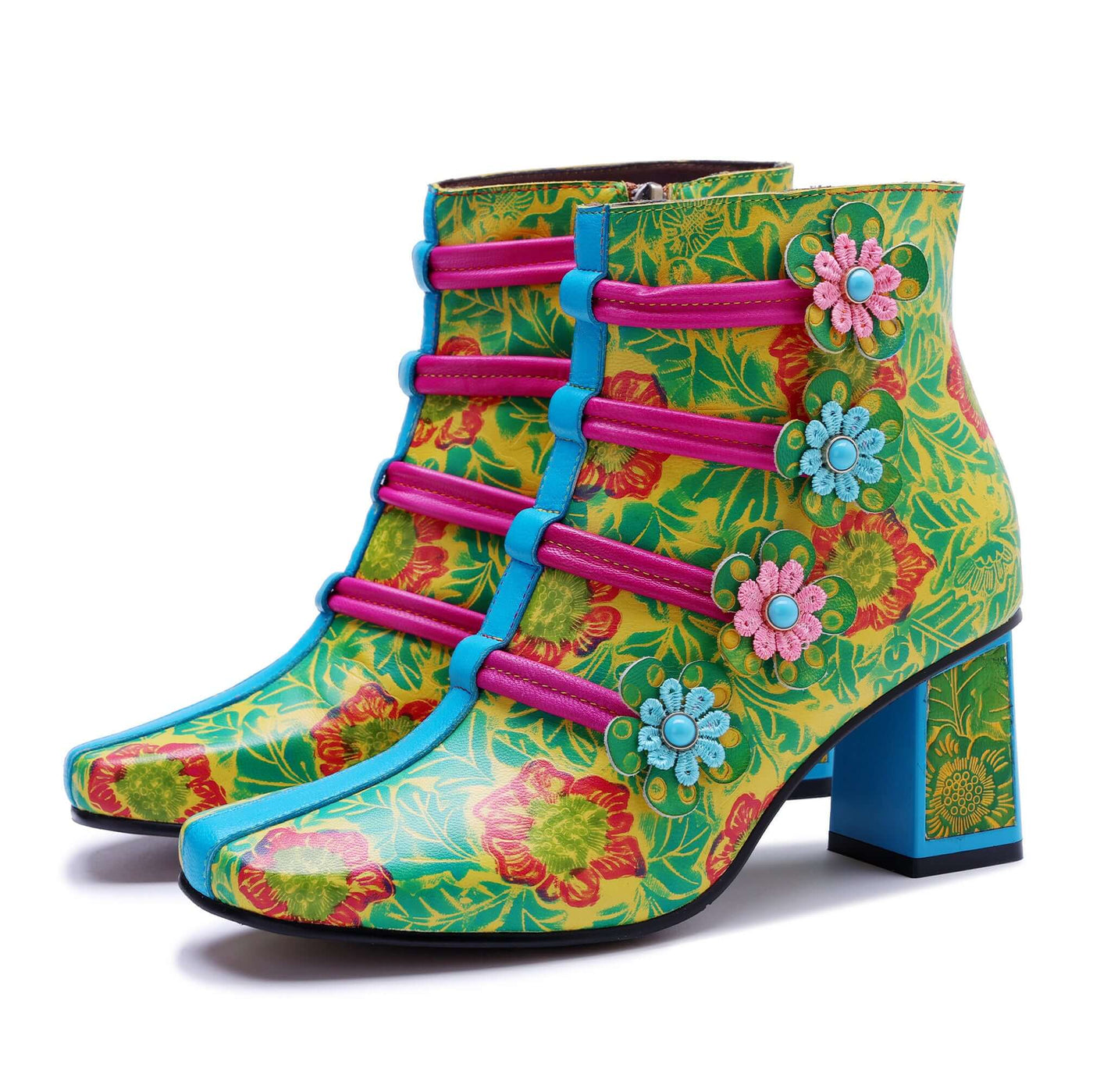Colorstepshoes Bloom Fantasy Ankle Boots