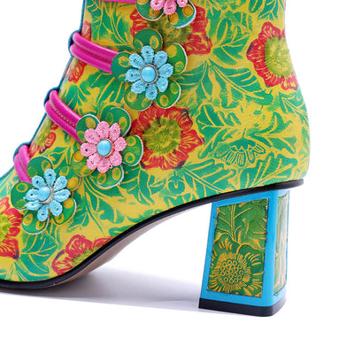Colorstepshoes Bloom Fantasy Ankle Boots