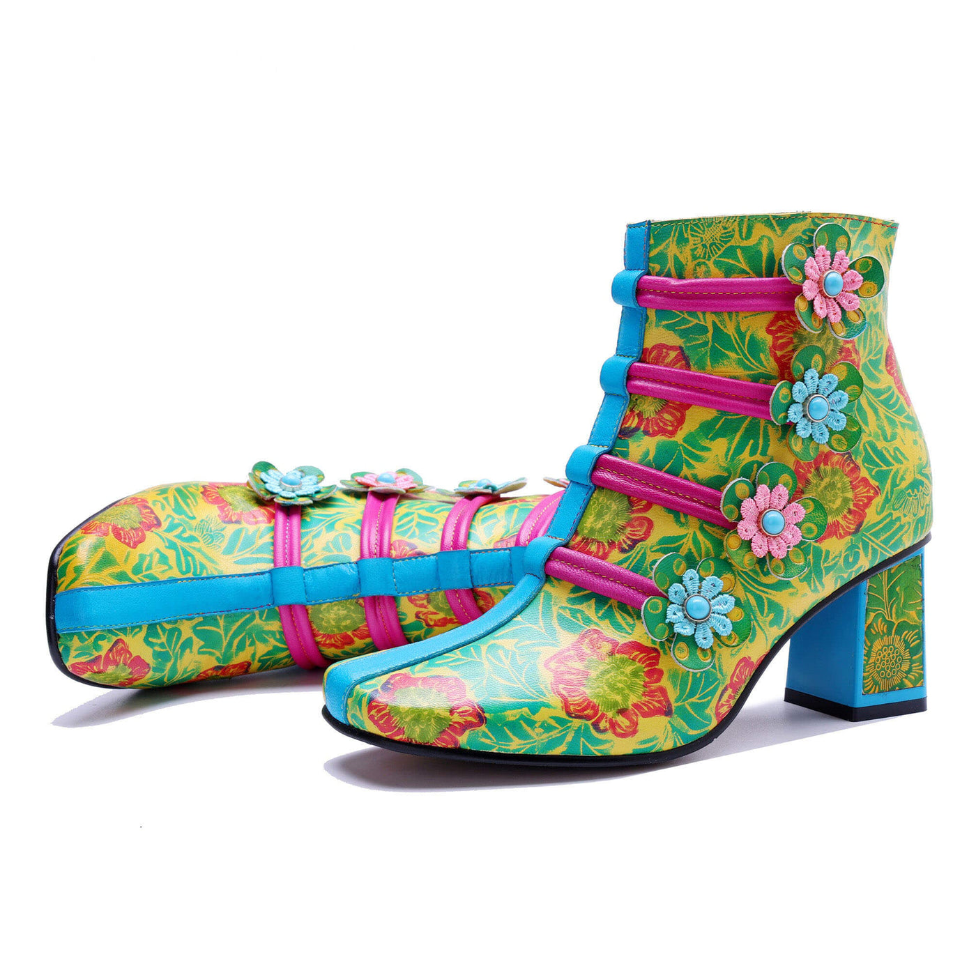 Colorstepshoes Bloom Fantasy Ankle Boots