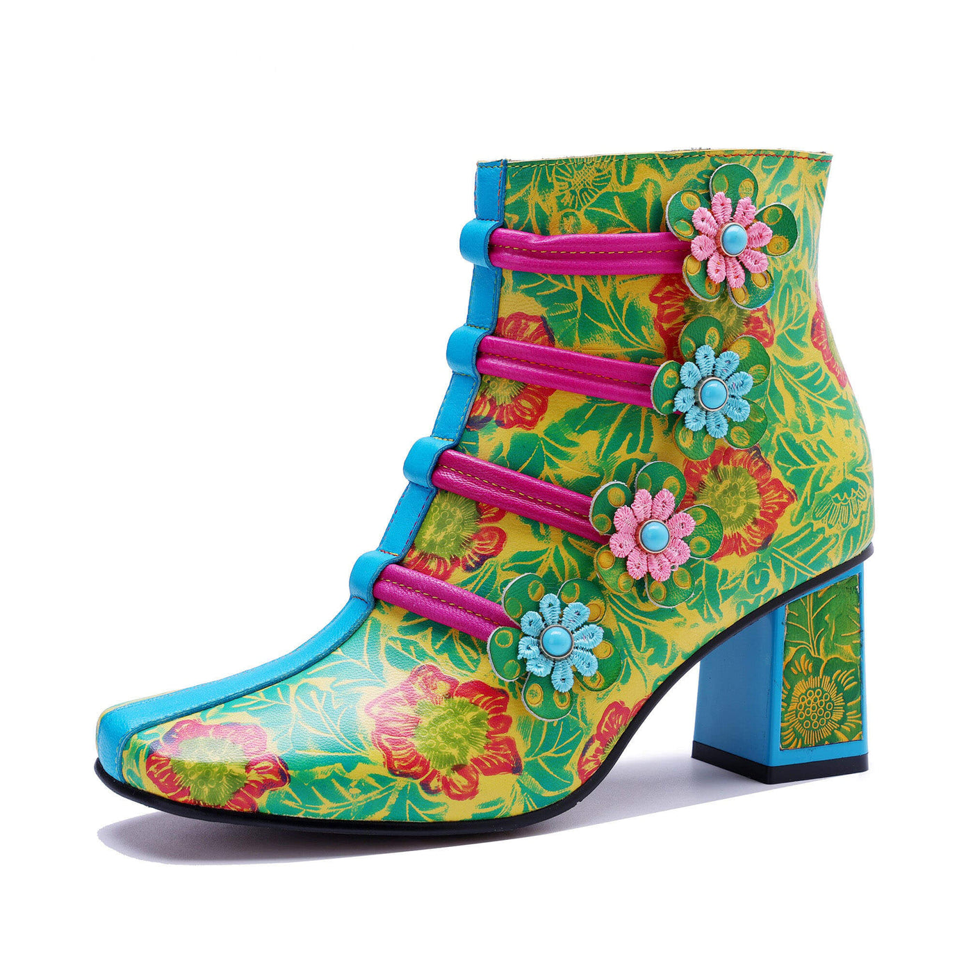 Colorstepshoes Bloom Fantasy Ankle Boots