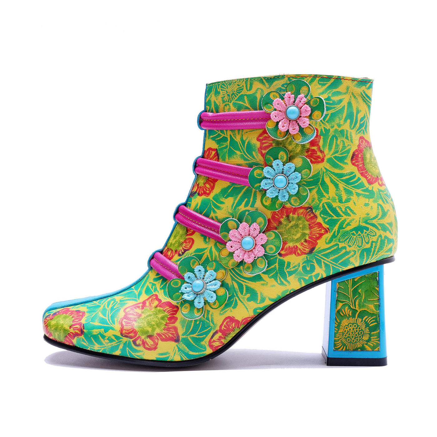 Colorstepshoes Bloom Fantasy Ankle Boots