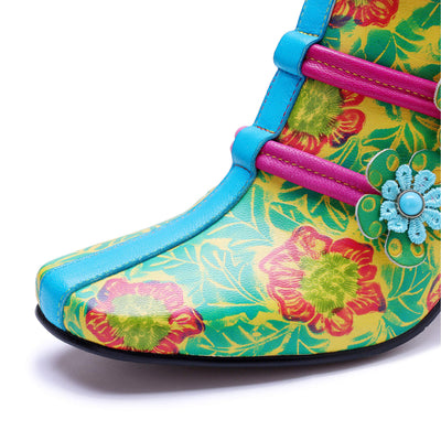 Colorstepshoes Bloom Fantasy Ankle Boots