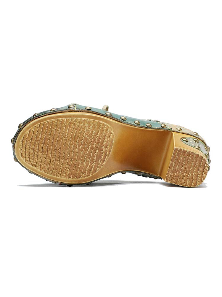 Aurora Vintage Handmade Round Toe Sandals