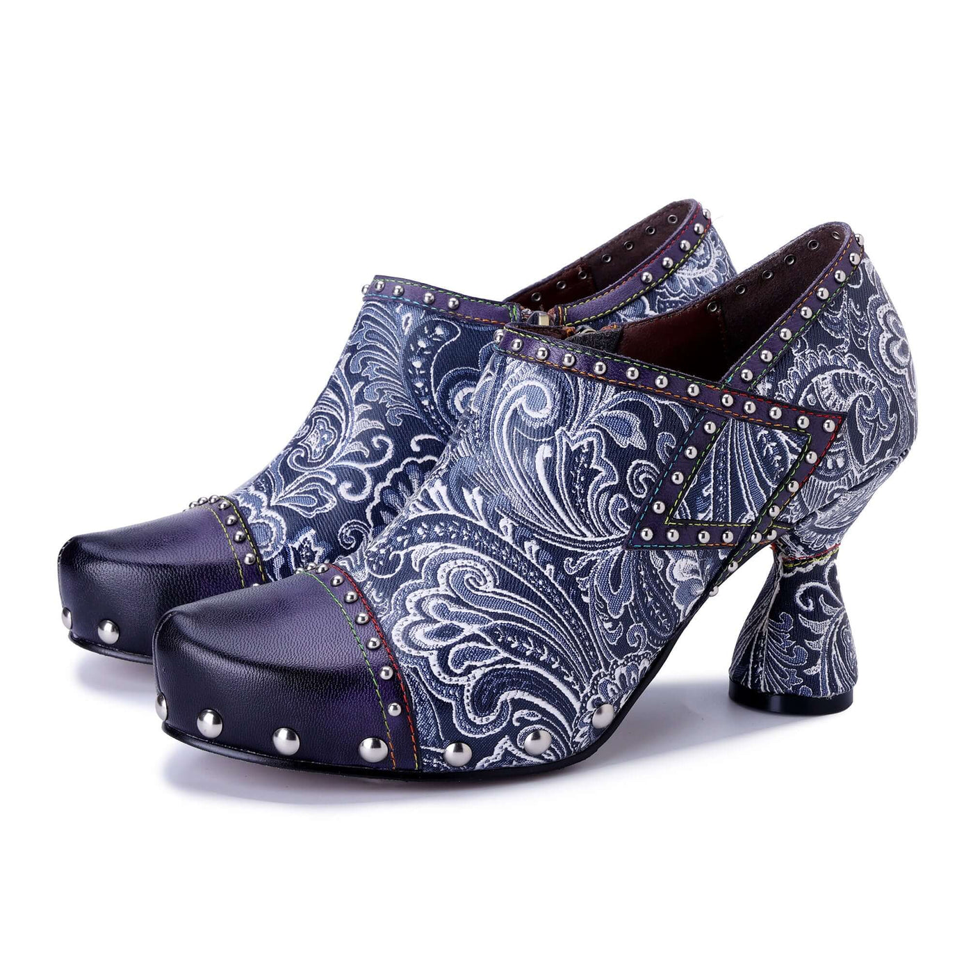 Colorstepshoes Indigo Grace Heeled Pumps