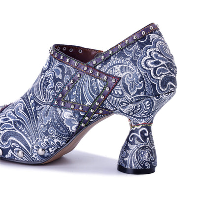Colorstepshoes Indigo Grace Heeled Pumps