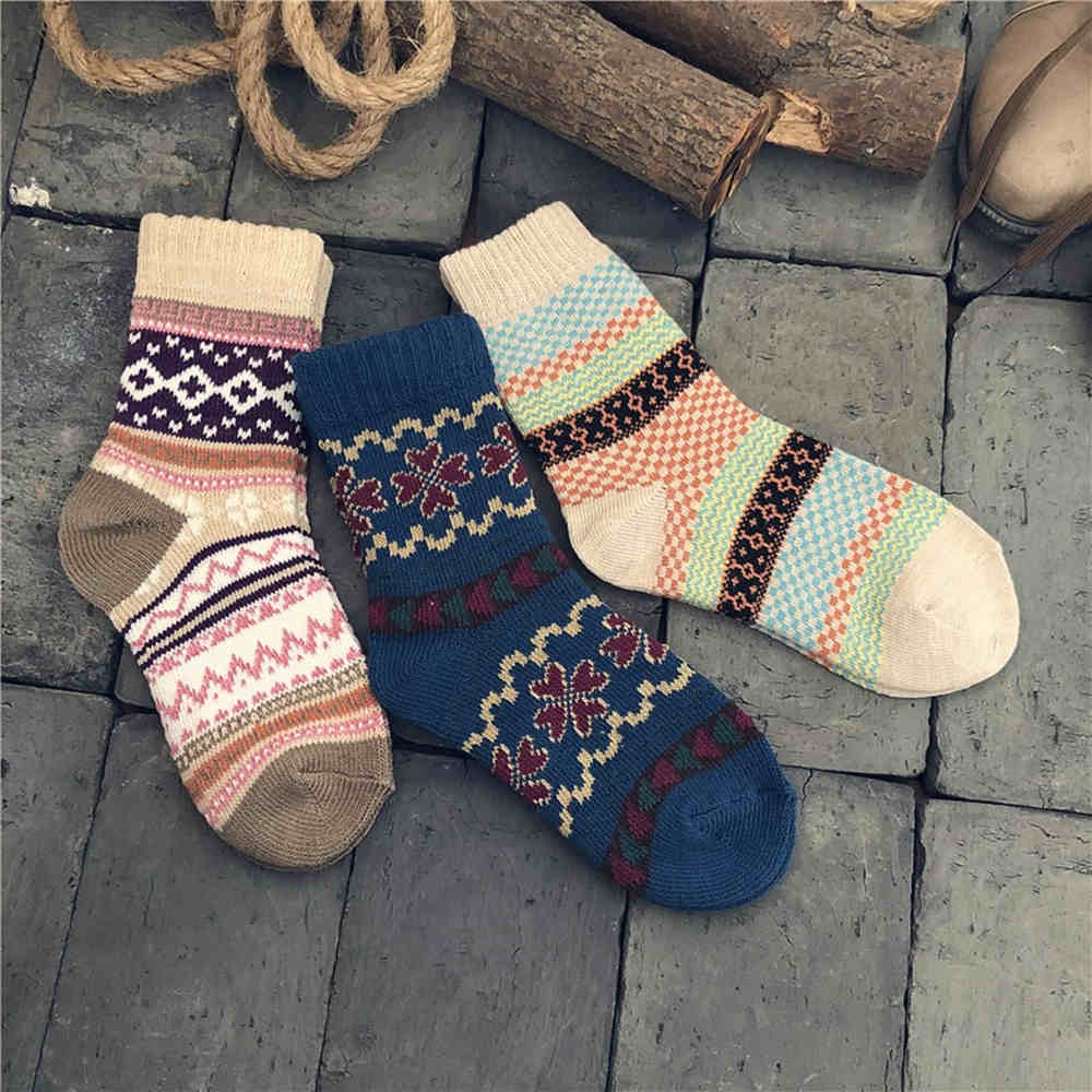Vintage Totem Cozy Socks