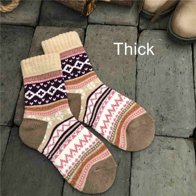 Vintage Totem Cozy Socks